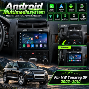 Alternative view of Android Autoradio für Volkswagen Touareg 2002-2010 Multimedia System DSP SWC RDS GPS FM BT
