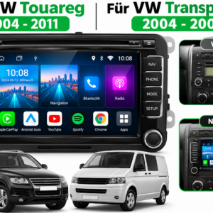 Alternative view of Android Autoradio für VW Volkswagen Touareg Transporter T5 Multivan Naviagtion Player Audio WIFI