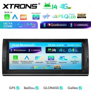 Xtrons IM1453BH Android Navigations-Autoradio 10,25 Zoll IPS für BMW X5 E53 – Bild 4