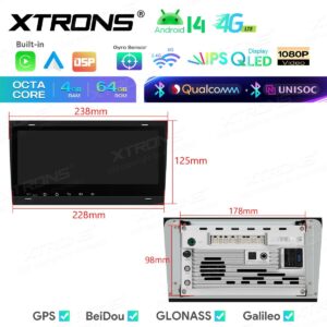 Xtrons IM84A4AH Android Autoradio für Audi A4 B6 B7 Exeo RS4 S4 8 Zoll IPS 4+64GB – Bild 13