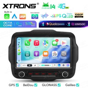 Xtrons IMH94RGJL Android Autoradio Jeep Renegade 9 Zoll 8+6 GB Android 14 – Bild 9