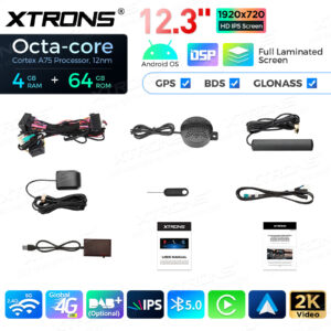 XTRONS QLM2250M12GES Android Autoradio Mercedes-Benz GLE/GLS-Klasse (2016–2018) – Bild 17