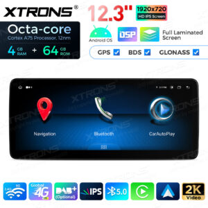 XTRONS QLM2250M12GES Android Autoradio Mercedes-Benz GLE/GLS-Klasse (2016–2018)