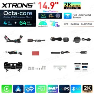 Xtrons QLM4450GLE Android Autoradio Mercedes-Benz GLE-Klasse W166/GLS-Klasse X166 NTG 5.0/5.1/5.2 – Bild 16