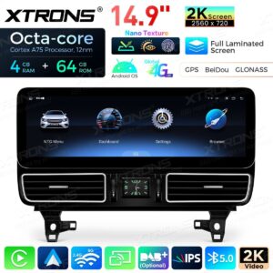 Xtrons QLM4450GLE Android Autoradio Mercedes-Benz GLE-Klasse W166/GLS-Klasse X166 NTG 5.0/5.1/5.2 – Bild 3