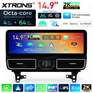 Xtrons QLM4450GLE Android Autoradio Mercedes-Benz GLE-Klasse W166/GLS-Klasse X166 NTG 5.0/5.1/5.2 – Bild 4