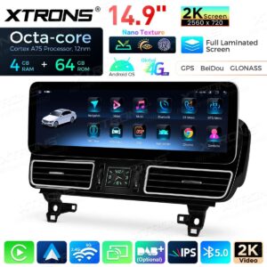 Xtrons QLM4450GLE Android Autoradio Mercedes-Benz GLE-Klasse W166/GLS-Klasse X166 NTG 5.0/5.1/5.2 – Bild 14