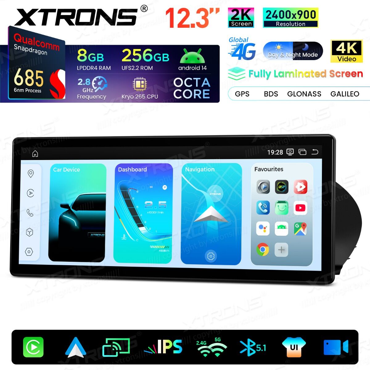 XTRONS QWBX24CCB12E92 Android Autoradio BMW 3er E90/E91/E92/E93/M3 (2004–2008) CCC-System – Bild 15