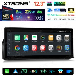Xtrons QWBX24CCB12E60 Autoradio 12,3 Zoll BMW 5er E60/E61/M5 (2009–2012) CCC-System 8+256GB – Bild 13