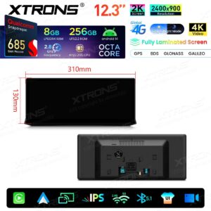 Xtrons QWBX24CCB12E60 Autoradio 12,3 Zoll BMW 5er E60/E61/M5 (2009–2012) CCC-System 8+256GB – Bild 17