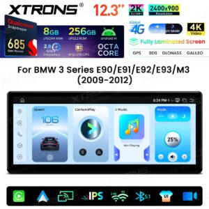 XTRONS QWBX24CIB12E92 Android Autoradio BMW 3er E90/E91/E92/E93/M3 CIC-System – Bild 3