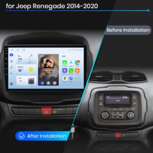 Android  Autoradio für Jeep Renegade 2014-2022 GPS-Navigation, Multimedia-Player, WiFi, DSP, RDS, BT, SWC – Bild 3
