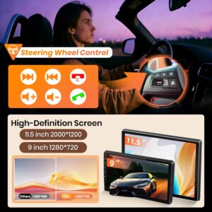 Android Autoradio für Peugeot 508  SW Citroen DS5 C5 2011-2018, kabelloses CarPlay  Android Auto, GPS-Navigation, Multimedia, Lenkradsteuerung – Bild 8