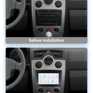 Android Autoradio für Renault Megane 2 2013-2017 Multimedia  Navigation Stereo GPS Carplay – Bild 3