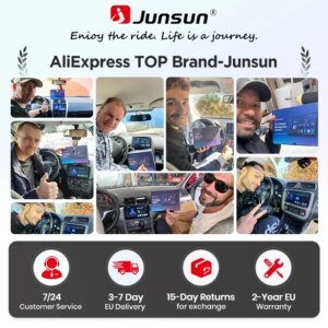 Android Autoradio für Fiat 500 2016-2019 Multimedia  Apple CarPlay Navigation BT GPS 4G WIFI FM – Bild 9
