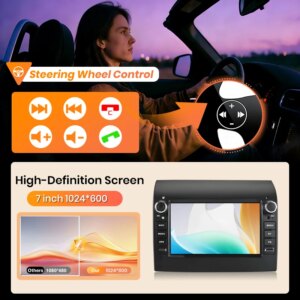 Android Autoradio für Fiat Ducato 2012-2020  Android Auto GPS-Navigation  RDS DSP FM – Bild 6
