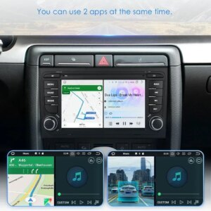 Android Autoradio für Audi A4 B6 2012-2015 s4 b7 rs4 Seat Exeo  gps navi carplay android auto – Bild 5
