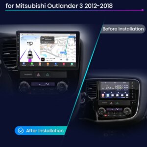 Android Autoradio Für Mitsubishi Outlander 3 2012-2018 Multimedia CarPlay  Androidauto – Bild 3