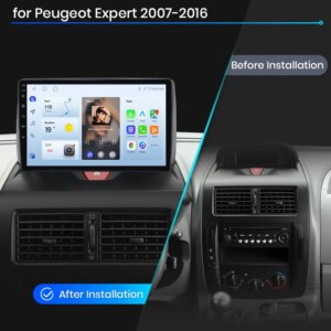 Android Autoradio für Peugeot Expert Mk2 (G9) 2007-2016  GPS-Navigation, Multimedia-Player, WiFi, DSP, RDS, BT, SWC – Bild 3