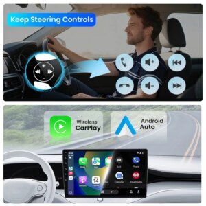 Android Autoradio für Volvo XC90  2002-2014 GPS-Navigation, Multimedia, WiFi, DSP, RDS, BT, SWC, – Bild 4