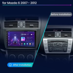 Android Autoradio für Mazda 6 Rui GH 2008-2015 2 DIN Multimedia, GPS-Navigation, SWC, Bluetooth, FM, RDS, DSP – Bild 3
