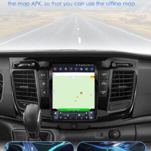 Android Autoradio 9.7 Zoll Für Ford Transit 2021-2023 Video DSP – Bild 5