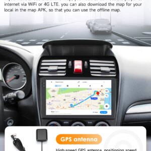 Android Autoradio für Subaru Forester MK4 Impreza XV Crosstrek 2013-2019  GPS Stereo 4G – Bild 3