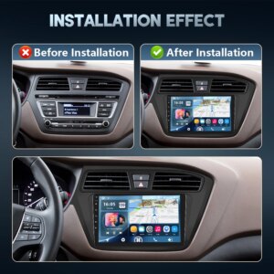 Android Autoradio für Hyundai I20 2015-2017 Kabelloses Carplay DSP WIFI RDS GPS FM BT – Bild 3