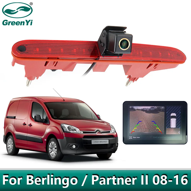 AHD1080P Auto Rückfahrkamera Für Citroen Berlingo Peugeot Partner II 2008-2016 HD Backup