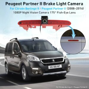 Alternative view of AHD1080P Auto Rückfahrkamera Für Citroen Berlingo Peugeot Partner II 2008-2016 HD Backup