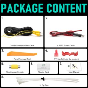 RCA-Videokabel für Monitor- und Backup-Rückfahrkamera-Verbindung, 6 m, 10 m, 15 m, 20 m, AV-Verlängerung – Bild 6