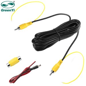 RCA-Videokabel für Monitor- und Backup-Rückfahrkamera-Verbindung, 6 m, 10 m, 15 m, 20 m, AV-Verlängerung – Bild 2