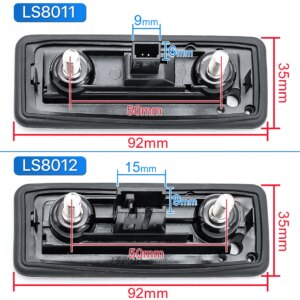 1080P Fahrzeug-Rückfahrkamera für VW Skoda Octavia A5 A7 3 Superb Rapid Yeti Fabia 2 Roomster Audi A1 A3 A4 Auto LS8011 LS8012 – Bild 4