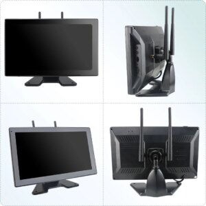10-Zoll-AHD-Monitor, digitaler Touchscreen, DVR, Aufnahme, IR-Kamera, WiFi, 4 Kanäle, für LKW/Anhänger/Bus/Wohnmobile/SUV – Bild 3
