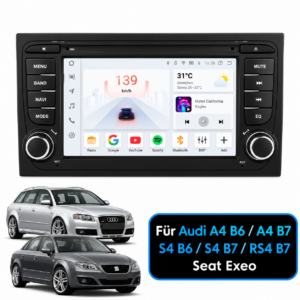 Android Autoradio für Audi A4 B6 2012-2015 s4 b7 rs4 Seat Exeo  gps navi carplay android auto