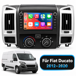 Android Autoradio für Fiat Ducato 2012-2020  Android Auto GPS-Navigation  RDS DSP FM