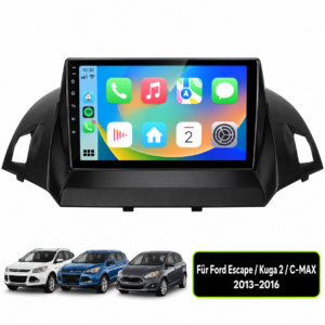 Android Autoradio für Ford Escape Kuga 2 C MAX 2013-2016 Wireless CarPlay Android Auto GPS 4G DSP SWC RDS BT