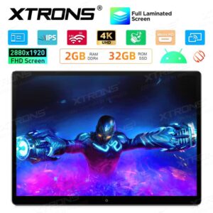 Xtrons HM138A drehbares Android 16 Auto TV Kopfstützen-Monitor-Tablet, 2880x1920 QHD+, 4K UHD – Bild 9