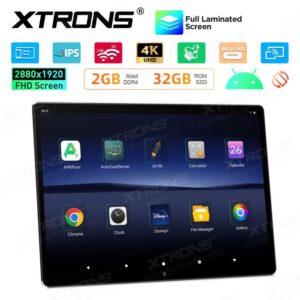 Xtrons HM138A drehbares Android 16 Auto TV Kopfstützen-Monitor-Tablet, 2880x1920 QHD+, 4K UHD – Bild 11