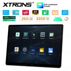 Xtrons HM138A drehbares Android 16 Auto TV Kopfstützen-Monitor-Tablet, 2880x1920 QHD+, 4K UHD – Bild 12