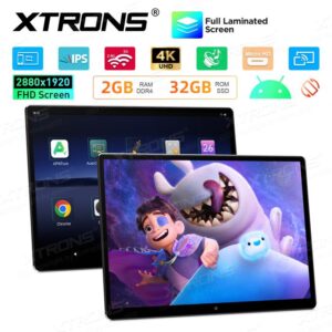 Xtrons HM138A drehbares Android 16 Auto TV Kopfstützen-Monitor-Tablet, 2880x1920 QHD+, 4K UHD – Bild 5