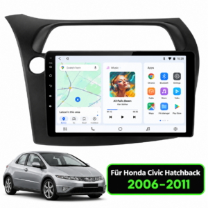 Android Autoradio für Honda Civic 8 2005-2011 4G 8 Core WIFI GPS Navigation Multimedia 2Din