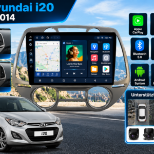 Android Autoradio für Hyundai i20 2012-2014 Carplay Android Auto – Bild 2