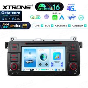 Xtrons IP7646B Android Autoradio 4/64 GB Car CD DVD Multimedia-Player, AKM DSP, 4G, Wireless CarPlay Android Auto für BMW E46 Rover 75 MG ZT – Bild 6