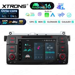 Xtrons IP7646B Android Autoradio 4/64 GB Car CD DVD Multimedia-Player, AKM DSP, 4G, Wireless CarPlay Android Auto für BMW E46 Rover 75 MG ZT – Bild 7