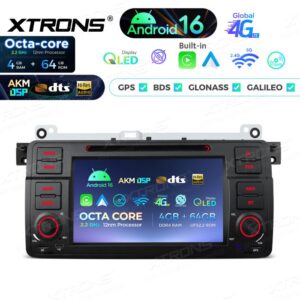 Xtrons IP7646B Android Autoradio 4/64 GB Car CD DVD Multimedia-Player, AKM DSP, 4G, Wireless CarPlay Android Auto für BMW E46 Rover 75 MG ZT – Bild 8
