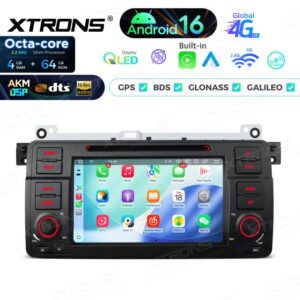 Xtrons IP7646B Android Autoradio 4/64 GB Car CD DVD Multimedia-Player, AKM DSP, 4G, Wireless CarPlay Android Auto für BMW E46 Rover 75 MG ZT – Bild 9