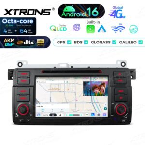 Xtrons IP7646B Android Autoradio 4/64 GB Car CD DVD Multimedia-Player, AKM DSP, 4G, Wireless CarPlay Android Auto für BMW E46 Rover 75 MG ZT – Bild 11