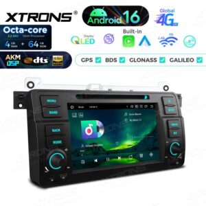 Xtrons IP7646B Android Autoradio 4/64 GB Car CD DVD Multimedia-Player, AKM DSP, 4G, Wireless CarPlay Android Auto für BMW E46 Rover 75 MG ZT – Bild 12