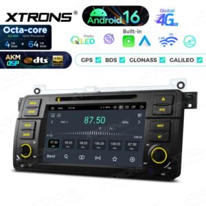 Xtrons IP7646B Android Autoradio 4/64 GB Car CD DVD Multimedia-Player, AKM DSP, 4G, Wireless CarPlay Android Auto für BMW E46 Rover 75 MG ZT – Bild 13